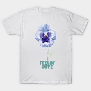 Pansy blue for you T-Shirt